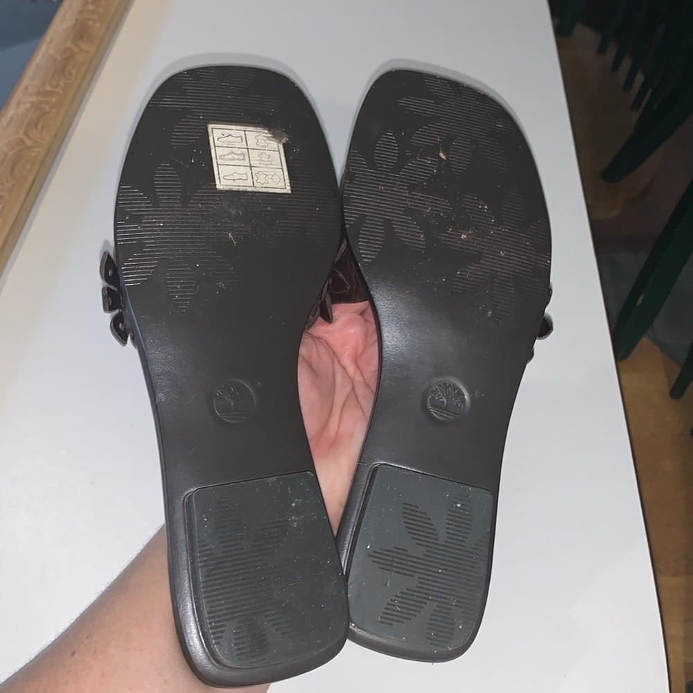 Womens Timberland leather slides - Picture 6 of 11